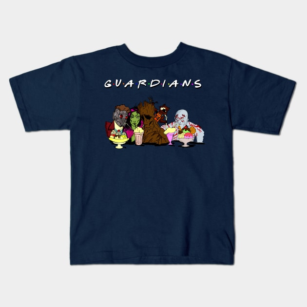 G U A R D I A N S Kids T-Shirt by B4DW0LF